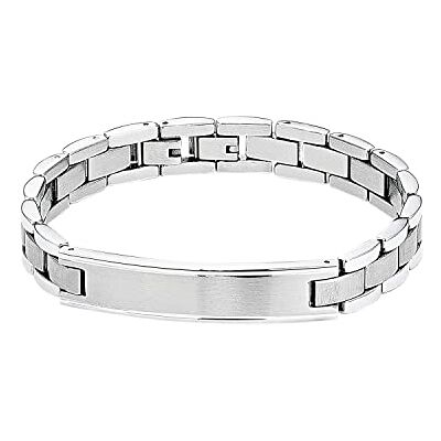 s.Oliver, Bracelet Acier Pas un bijou homme, Argenté, 20+1,5- - Publicité s.Oliver, Bracelet Acier Pas un bijou homme, Argenté, 20+1,5- - Publicité
