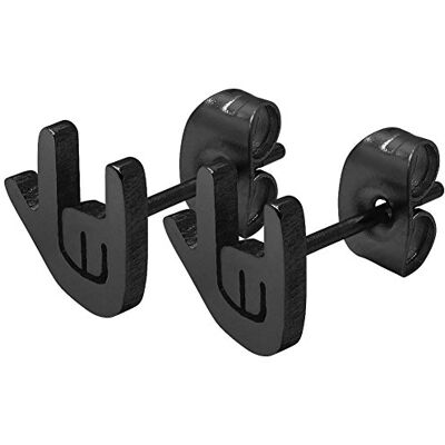 SoulCats Soul-Cats 1 paire de boucles d'oreille Heavy Metal rock argent, couleur noire - Publicité SoulCats Soul-Cats 1 paire de boucles d'oreille Heavy Metal rock argent, couleur noire - Publicité