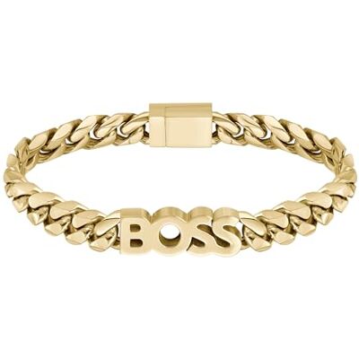 BOSS Jewelry Collier pour homme plaqué or jaune - Publicité BOSS Jewelry Collier pour homme plaqué or jaune - Publicité