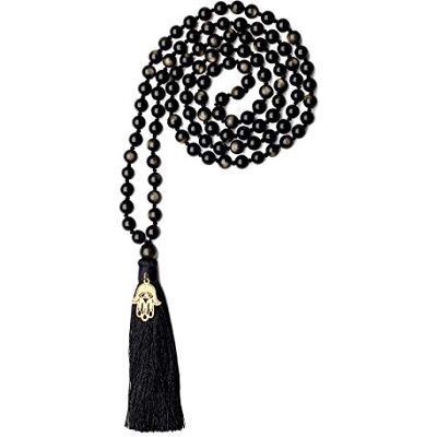 COAI Collier Mala 108 Perles Nouées Pierre Unisexe - Publicité COAI Collier Mala 108 Perles Nouées Pierre Unisexe - Publicité