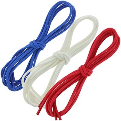Les Lacets Français Lacets ronds et épais 3mm 75cm 100% coton unisex EN LOT : Patriote : Bleu Blason/Blanc/Rouge Vermillon FABRIQUE EN FRANCE Entreprise Patrimoine Vivant - Publicité Les Lacets Français Lacets ronds et épais 3mm 75cm 100% coton unisex EN LOT : Patriote : Bleu Blason/Blanc/Rouge Vermillon FABRIQUE EN FRANCE Entreprise Patrimoine Vivant - Publicité