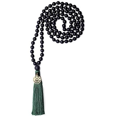 COAI Collier Mala 108 Perles Nouées Pierre Unisexe - Publicité COAI Collier Mala 108 Perles Nouées Pierre Unisexe - Publicité