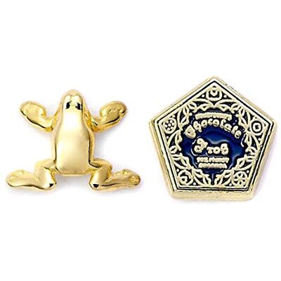 The Carat Shop HARRY POTTER Chocogrenouilles Femme Set de Boucles d'oreilles Couleur Or, Alliage Zinc, - Publicité The Carat Shop HARRY POTTER Chocogrenouilles Femme Set de Boucles d'oreilles Couleur Or, Alliage Zinc, - Publicité