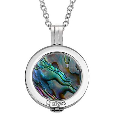 Quiges 70cm Collier Set Plaqué Argent Acier Inoxydable avec Pendentif and 25mm Coin - Publicité Quiges 70cm Collier Set Plaqué Argent Acier Inoxydable avec Pendentif and 25mm Coin - Publicité