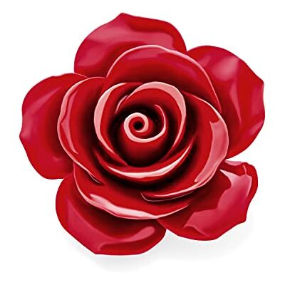 Bling Jewelry Énoncé De Mode Romantique Broche Épingle À Grande Fleur De Rose Sculptée En 3D Floraison Rouge Pour Femmes Adolescentes - Publicité Bling Jewelry Énoncé De Mode Romantique Broche Épingle À Grande Fleur De Rose Sculptée En 3D Floraison Rouge Pour Femmes Adolescentes - Publicité