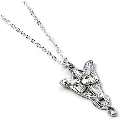 The Carat Shop Le Seigneur Des Anneaux L'Étoile Du Soir d'Arwen Unisexe Collier couleur argent Argent Sterling - Publicité The Carat Shop Le Seigneur Des Anneaux L'Étoile Du Soir d'Arwen Unisexe Collier couleur argent Argent Sterling - Publicité