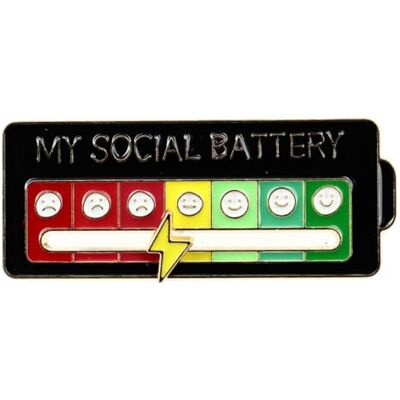Clj Charles Le Jeune Pin's My Social Battery Mon Humeur Du Moment Fond Noir Humour qualité de finition Epingle Broche Badge PINS HUMOUR ORIGINAUX - Publicité Clj Charles Le Jeune Pin's My Social Battery Mon Humeur Du Moment Fond Noir Humour qualité de finition Epingle Broche Badge PINS HUMOUR ORIGINAUX - Publicité