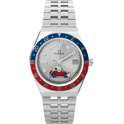 Timex Montre Quartz Analogique pour Hommes Peanuts Q - Publicité Timex Montre Quartz Analogique pour Hommes Peanuts Q - Publicité