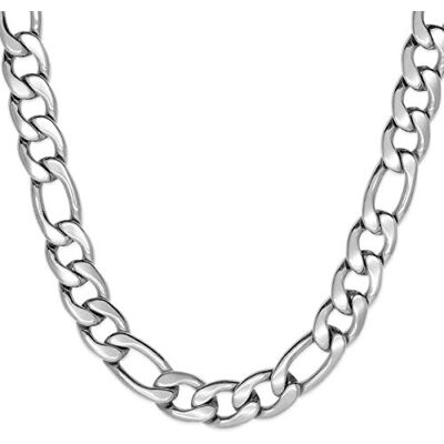 SoulCats Set Collier et Bracelet chaîne Figaro pour Hommes en Acier Inoxydable, Argent - Publicité SoulCats Set Collier et Bracelet chaîne Figaro pour Hommes en Acier Inoxydable, Argent - Publicité