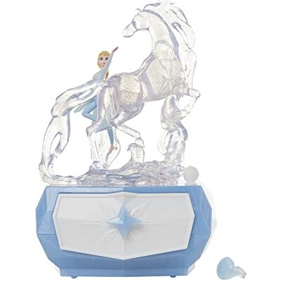 Disney Reine des Neiges Boîte à bijoux Musicale et Lumineuse Elsa & Nokk avec bague en forme de flocon de neige - Publicité Disney Reine des Neiges Boîte à bijoux Musicale et Lumineuse Elsa & Nokk avec bague en forme de flocon de neige - Publicité
