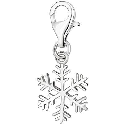 Quiges Charm Pendentif Breloque avec Fermoir Femme Plaqué Argent Flocon de Neige d'hiver 3D - Publicité Quiges Charm Pendentif Breloque avec Fermoir Femme Plaqué Argent Flocon de Neige d'hiver 3D - Publicité