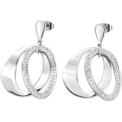 LOTUS STYLE Boucles d'Oreilles Femme Acier zircones - Publicité LOTUS STYLE Boucles d'Oreilles Femme Acier zircones - Publicité