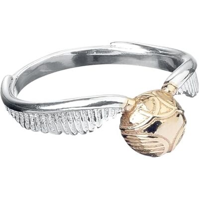 Harry Potter Vif D'or Unisexe Bague Standard Argent Sterling - Publicité Harry Potter Vif D'or Unisexe Bague Standard Argent Sterling - Publicité