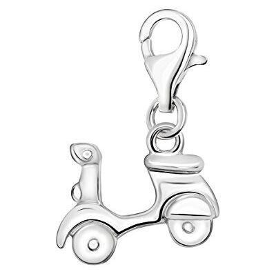 Quiges Charm Pendentif Perle avec Fermoir Femme Argent 925 Trottinette 3D - Publicité Quiges Charm Pendentif Perle avec Fermoir Femme Argent 925 Trottinette 3D - Publicité