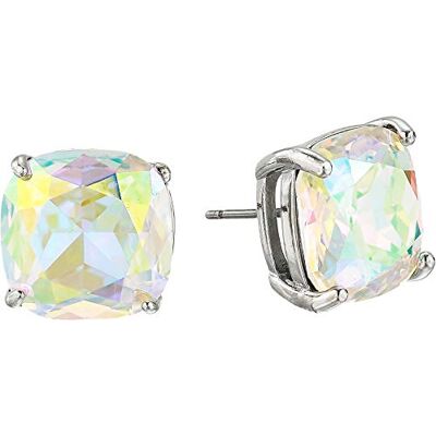 Kate Spade New York Small Square Studs, Clear - Publicité Kate Spade New York Small Square Studs, Clear - Publicité