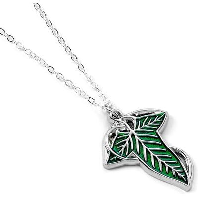 The Carat Shop The Lord of The Rings Le Seigneur Des Anneaux Feuille de Lorien Unisexe Collier couleur argent Argent Sterling - Publicité The Carat Shop The Lord of The Rings Le Seigneur Des Anneaux Feuille de Lorien Unisexe Collier couleur argent Argent Sterling - Publicité