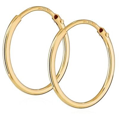 nklaus Paire 585 en or véritable Homme Classique Bijoux Boucles d'oreilles créoles – Boucles d'Oreilles Pendantes - Publicité nklaus Paire 585 en or véritable Homme Classique Bijoux Boucles d'oreilles créoles – Boucles d'Oreilles Pendantes - Publicité