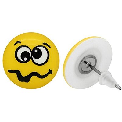 SoulCats Soul-Cats 1 paire de boucles d'oreilles émoticônes Emoji émoticônes jaune acrylique bijoux boucle d'oreille en acier, modèle: 1 - Publicité SoulCats Soul-Cats 1 paire de boucles d'oreilles émoticônes Emoji émoticônes jaune acrylique bijoux boucle d'oreille en acier, modèle: 1 - Publicité