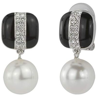 Traveller Boucles d'oreilles à clip pour femme, Métal, Perle - Publicité Traveller Boucles d'oreilles à clip pour femme, Métal, Perle - Publicité