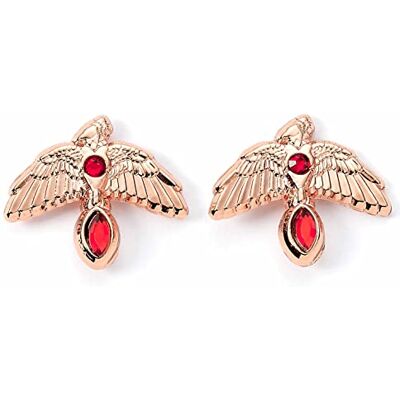 The Carat Shop HARRY POTTER Fawkes Ensemble de boucles d'oreilles dorées en alliage de zinc, pour femme - Publicité The Carat Shop HARRY POTTER Fawkes Ensemble de boucles d'oreilles dorées en alliage de zinc, pour femme - Publicité