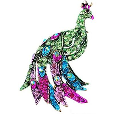 Clj Charles Le Jeune Broche Paon Royal Strass Animaux Belle qualité de Finition Epingle élégant Cadeau d'anniversaire de Femmes Filles Fournitures de Fête de Mariage Noël - Publicité Clj Charles Le Jeune Broche Paon Royal Strass Animaux Belle qualité de Finition Epingle élégant Cadeau d'anniversaire de Femmes Filles Fournitures de Fête de Mariage Noël - Publicité
