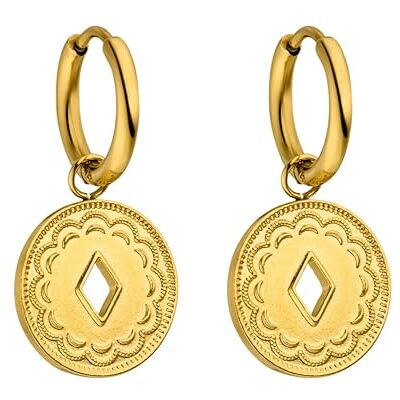 Purelei Boucles d'Oreilles Femme Acier Inoxydable Étanches – Créoles Filigranes Résistantes Hypoallergéniques, Bijoux Mode Idéal Cadeau Élégant, 1.4 cm Diamètre - Publicité Purelei Boucles d'Oreilles Femme Acier Inoxydable Étanches – Créoles Filigranes Résistantes Hypoallergéniques, Bijoux Mode Idéal Cadeau Élégant, 1.4 cm Diamètre - Publicité