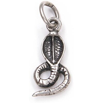NKlaus Pendentif Cobra Serpent 925 Argent Oxydé 2cm Pendentif Amulette 7927 - Publicité NKlaus Pendentif Cobra Serpent 925 Argent Oxydé 2cm Pendentif Amulette 7927 - Publicité