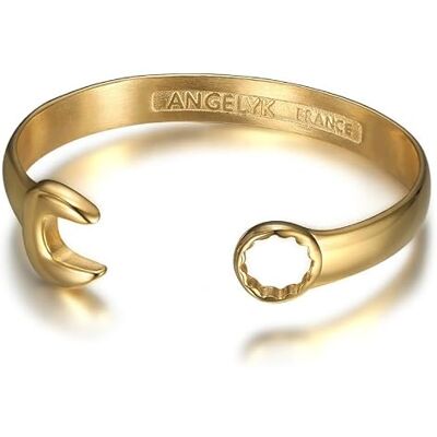 BOBIJOO Jewelry Bracelet clé Plate Homme Femme Acier Inoxydable Or Mécanicien Biker - Publicité BOBIJOO Jewelry Bracelet clé Plate Homme Femme Acier Inoxydable Or Mécanicien Biker - Publicité