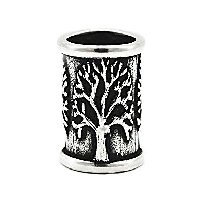 NKlaus Bartperle Bijoux de cheveux Perle de cheveux Darva Arbre de vie Argent massif 925 Perle bouclée - Publicité NKlaus Bartperle Bijoux de cheveux Perle de cheveux Darva Arbre de vie Argent massif 925 Perle bouclée - Publicité