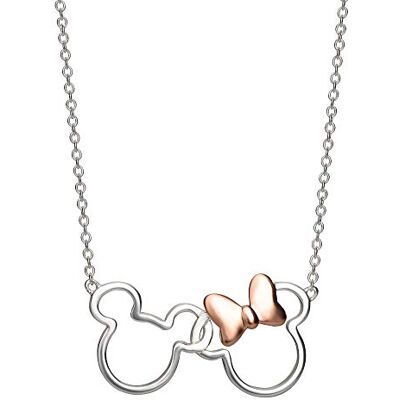 Minnie Mouse Femme Argent sterling Ronde N'est pas applicable Collier - Publicité Minnie Mouse Femme Argent sterling Ronde N'est pas applicable Collier - Publicité