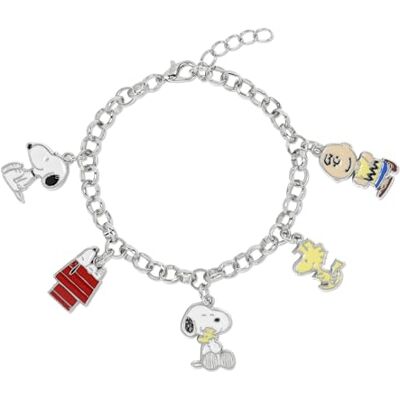 Disney Peanuts Snoopy Characters Unisexe Bracelet couleur argent - Publicité Disney Peanuts Snoopy Characters Unisexe Bracelet couleur argent - Publicité