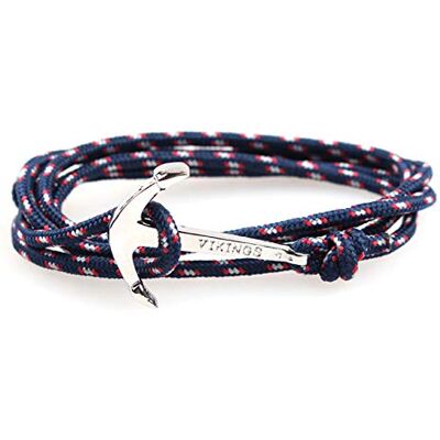 ZENSE Bracelet cordon ancre marine ajustable - Publicité ZENSE Bracelet cordon ancre marine ajustable - Publicité