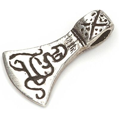 NKlaus Hache Viking 925 argent Pendentif chaîne 2cm Hache gothique Amulette celtique 3924 - Publicité NKlaus Hache Viking 925 argent Pendentif chaîne 2cm Hache gothique Amulette celtique 3924 - Publicité