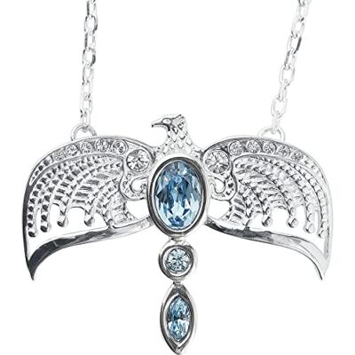 Harry Potter Diadème Serdaigle Unisexe Collier couleur argent Argent Sterling - Publicité Harry Potter Diadème Serdaigle Unisexe Collier couleur argent Argent Sterling - Publicité