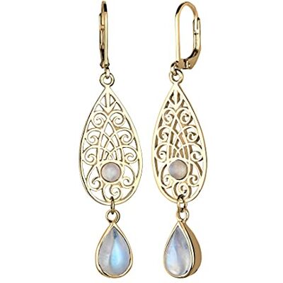 Elli Boucles d'Oreilles Femme Argent 925/1000 Plaqué Or - Publicité Elli Boucles d'Oreilles Femme Argent 925/1000 Plaqué Or - Publicité