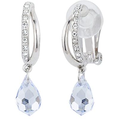 Traveller Clip d'oreille pendentif cristaux bleu platiné 157566 - Publicité Traveller Clip d'oreille pendentif cristaux bleu platiné 157566 - Publicité