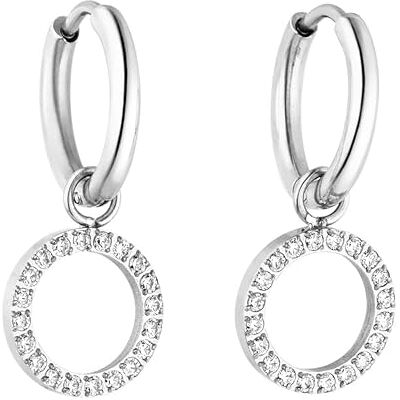 PURELEI® Boucles d’oreilles Closed Glow, Créoles femme en acier inoxydable, Boucles d’oreilles résistantes à l’eau avec cercles brillants, Diamètre 1,4 cm - Publicité PURELEI® Boucles d’oreilles Closed Glow, Créoles femme en acier inoxydable, Boucles d’oreilles résistantes à l’eau avec cercles brillants, Diamètre 1,4 cm - Publicité