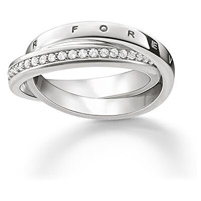 Thomas Sabo Femme Bague Together Forever Argent Sterling 925 TR2099-051-14 - Publicité Thomas Sabo Femme Bague Together Forever Argent Sterling 925 TR2099-051-14 - Publicité