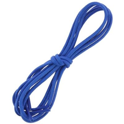 Les Lacets Français. Lacets ronds et épais. 3mm, Coton. Bleu Blason. 75cm FABRIQUE EN FRANCE - Publicité Les Lacets Français. Lacets ronds et épais. 3mm, Coton. Bleu Blason. 75cm FABRIQUE EN FRANCE - Publicité