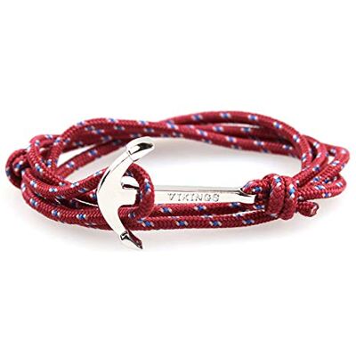 ZENSE Bracelet cordon ancre marine ajustable - Publicité ZENSE Bracelet cordon ancre marine ajustable - Publicité