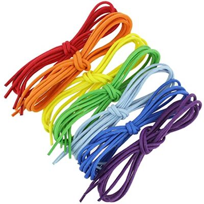 Les Lacets Français Lacets ronds et épais 3mm 75cm 100% coton unisex EN LOT : Arc en ciel 7 couleurs FABRIQUE EN FRANCE Entreprise Patrimoine Vivant - Publicité Les Lacets Français Lacets ronds et épais 3mm 75cm 100% coton unisex EN LOT : Arc en ciel 7 couleurs FABRIQUE EN FRANCE Entreprise Patrimoine Vivant - Publicité