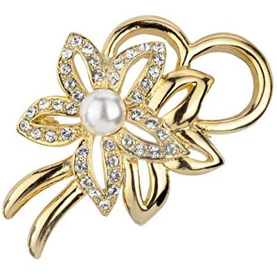 Traveller Broche perle blanche - Publicité Traveller Broche perle blanche - Publicité