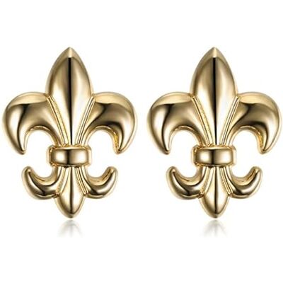 BOBIJOO Jewelry Lot de 2 Pin's Epingle Broche Pins Fleur de Lys Patriote Laiton Doré Or 22x16mm - Publicité BOBIJOO Jewelry Lot de 2 Pin's Epingle Broche Pins Fleur de Lys Patriote Laiton Doré Or 22x16mm - Publicité