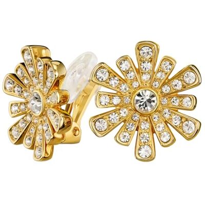Traveller Boucles d'oreilles à clip Fleur Cristaux Différentes couleurs, Cristal - Publicité Traveller Boucles d'oreilles à clip Fleur Cristaux Différentes couleurs, Cristal - Publicité