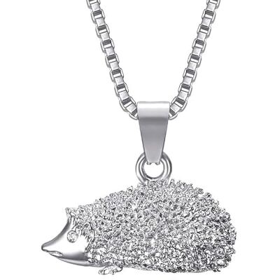 BOBIJOO Jewelry Pendentif Collier Niglo Hérisson Femme Acier Inoxydable Argent Diamant - Publicité BOBIJOO Jewelry Pendentif Collier Niglo Hérisson Femme Acier Inoxydable Argent Diamant - Publicité