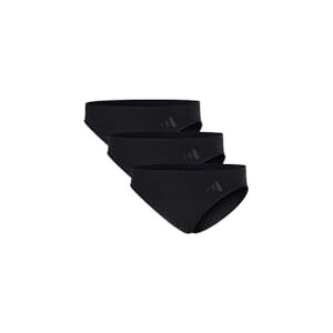 Adidas Damen Unterwäsche Slip 3er Pack-Low Rise Bikini (3pk) -Sport Active Ultimate Stretch, Noir , L Femmes - Publicité Adidas Damen Unterwäsche Slip 3er Pack-Low Rise Bikini (3pk) -Sport Active Ultimate Stretch, Noir , L Femmes - Publicité