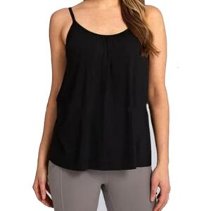 YODAOLI Loose-Fitting Tank Top with Built-in Bra (Black,Medium) - Publicité YODAOLI Loose-Fitting Tank Top with Built-in Bra (Black,Medium) - Publicité