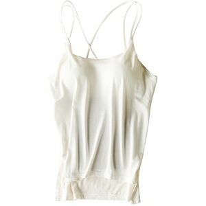 Generic Camisole avec Soutien-Gorge intégré en Coton pour Femme Caraco réglable avec Soutien-Gorge à Armatures, Z02 Blanc, L - Publicité Generic Camisole avec Soutien-Gorge intégré en Coton pour Femme Caraco réglable avec Soutien-Gorge à Armatures, Z02 Blanc, L - Publicité
