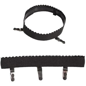 X-Institute 1 Paire De Jarretelles Cuisse Réglables Pour Chaussettes Hautes Anneaux En Dentelle Douce Harnais Jambe Élastique Gothique Rock Punk Gothique Pour Femmes - Publicité X-Institute 1 Paire De Jarretelles Cuisse Réglables Pour Chaussettes Hautes Anneaux En Dentelle Douce Harnais Jambe Élastique Gothique Rock Punk Gothique Pour Femmes - Publicité