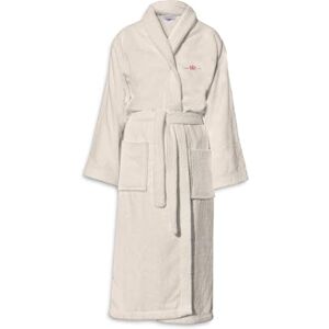 LE TEMPS D'UN BAIN PEIGNOIRS BRODE 500 G ECRU TAILLE M - Publicité LE TEMPS D'UN BAIN PEIGNOIRS BRODE 500 G ECRU TAILLE M - Publicité